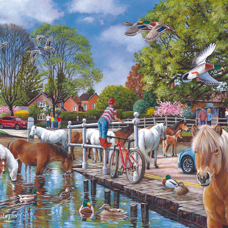 New Forest Ponies 1000 Piece Jigsaw Puzzle