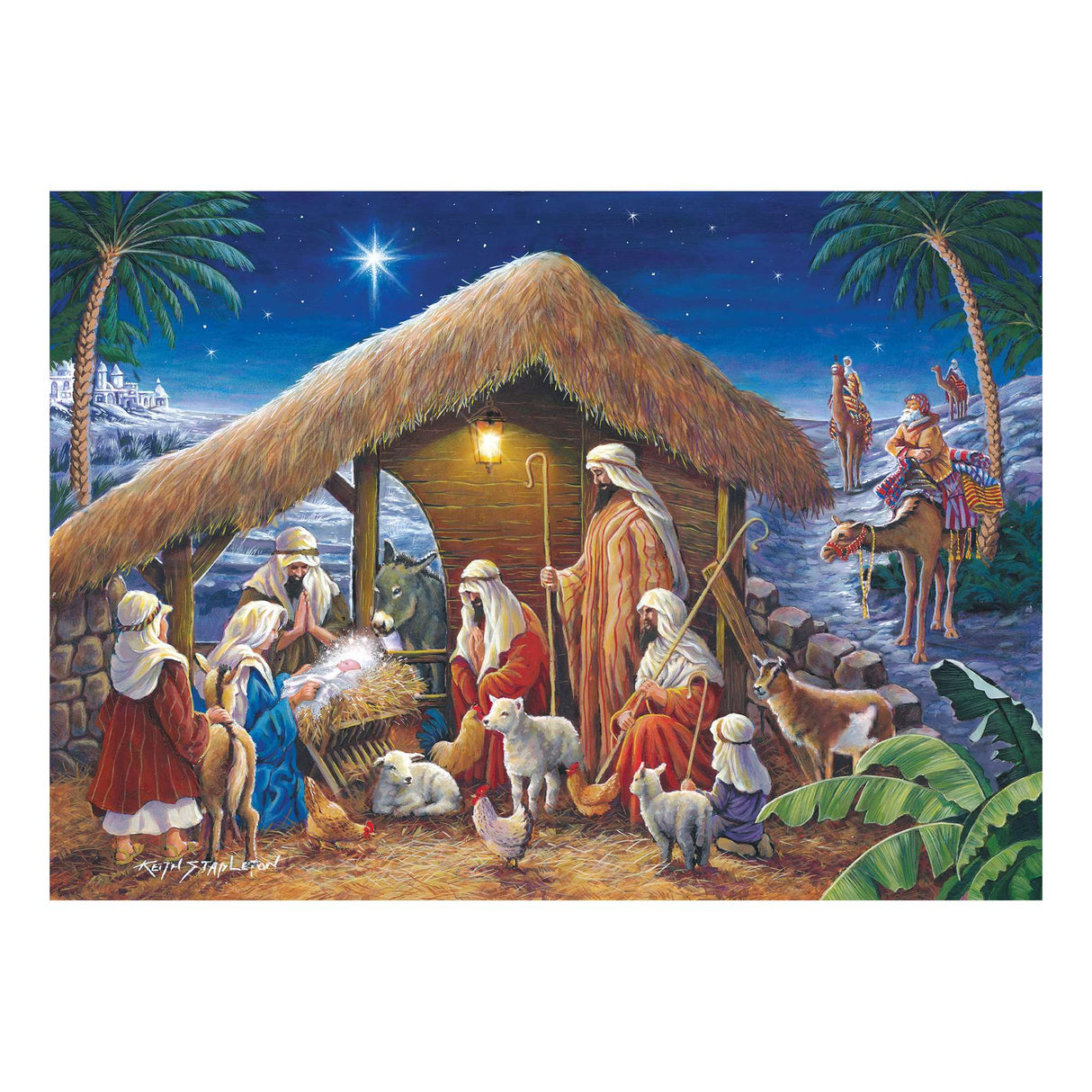 Away in a Manger 1000 Piece Jigsaw Puzzle