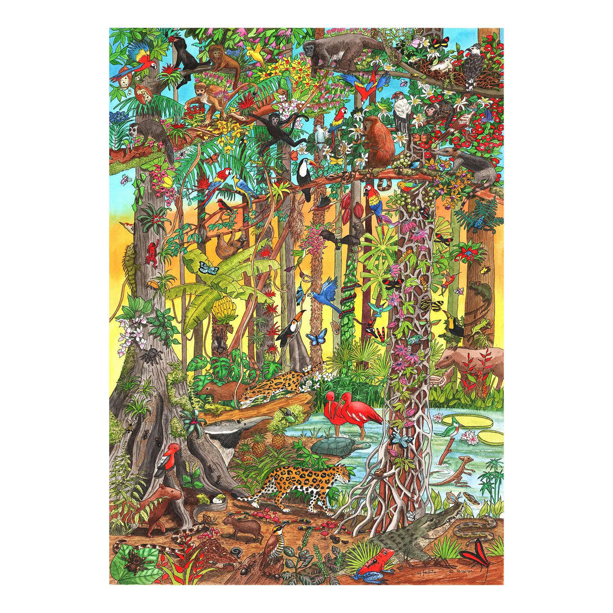 Animal Antics 100 Piece Jigsaw Puzzle