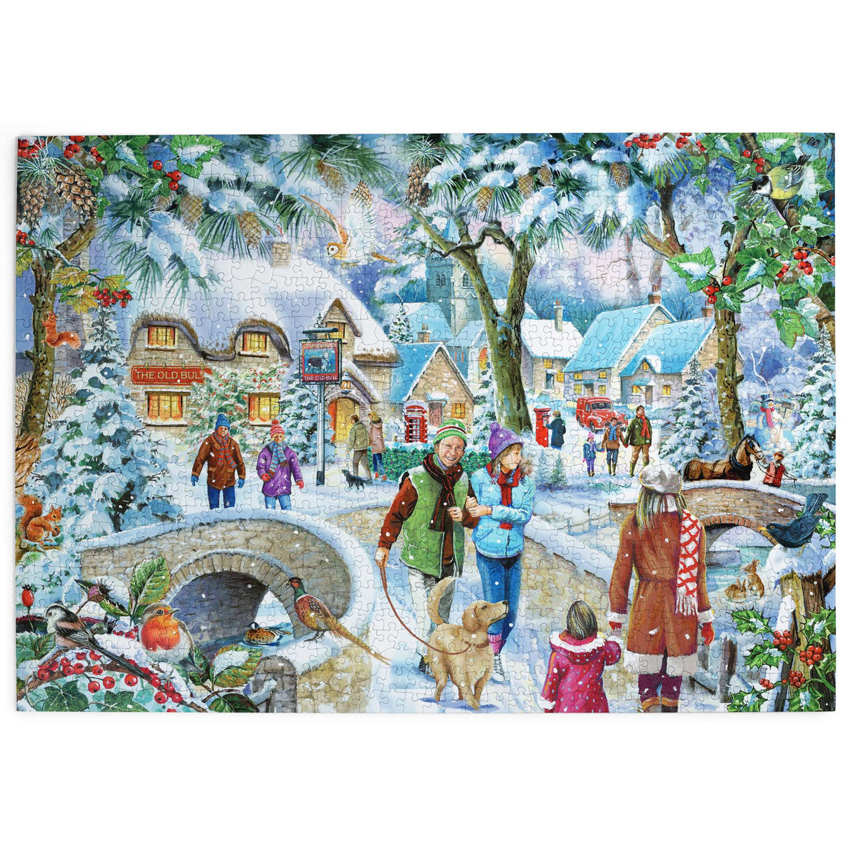 No.30 Winter Break Find The Difference 1000 Piece Jigsaw Puzzle