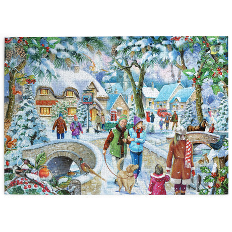 No.30 Winter Break Find The Difference 1000 Piece Jigsaw Puzzle