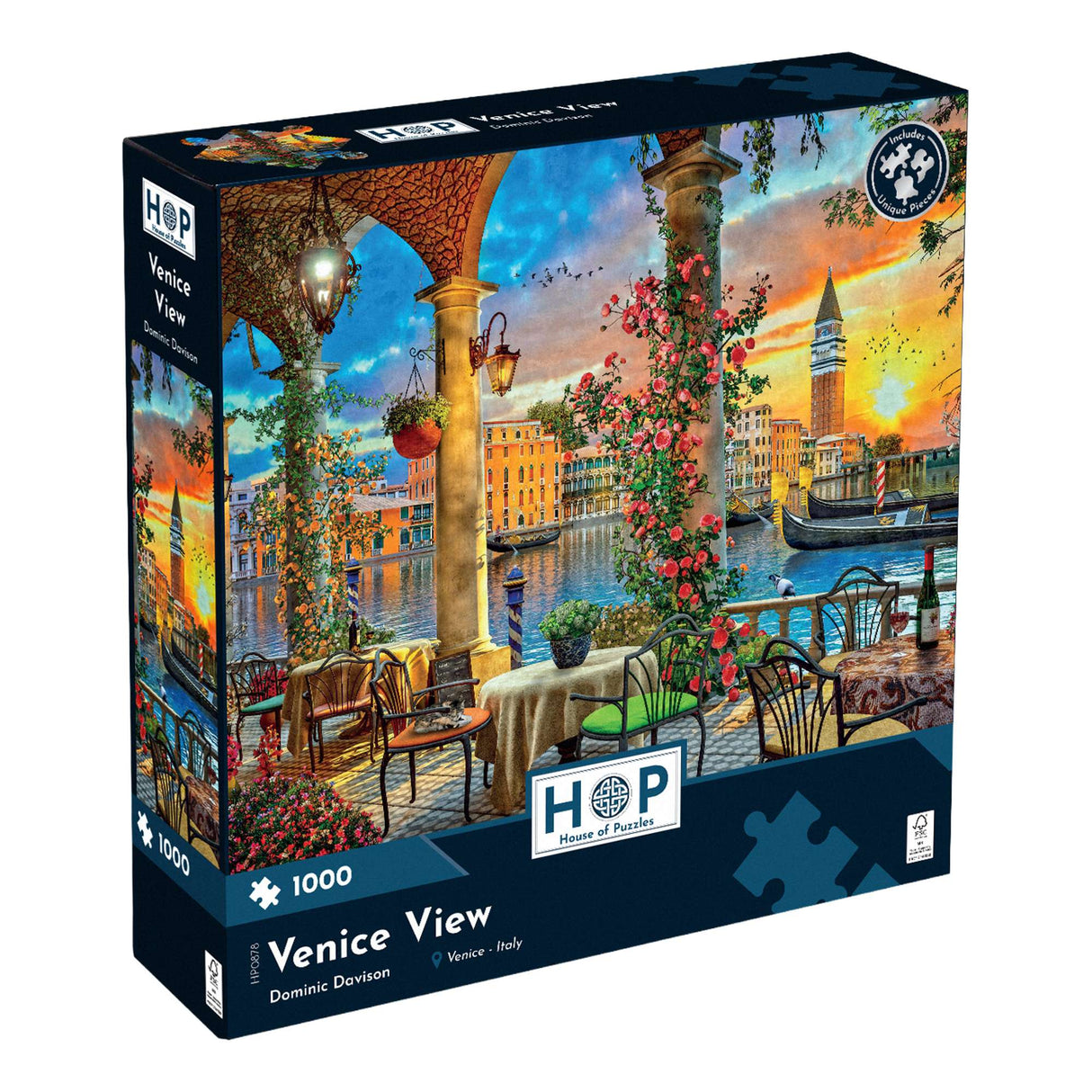 Venice View 1000 Piece Jigsaw Puzzle