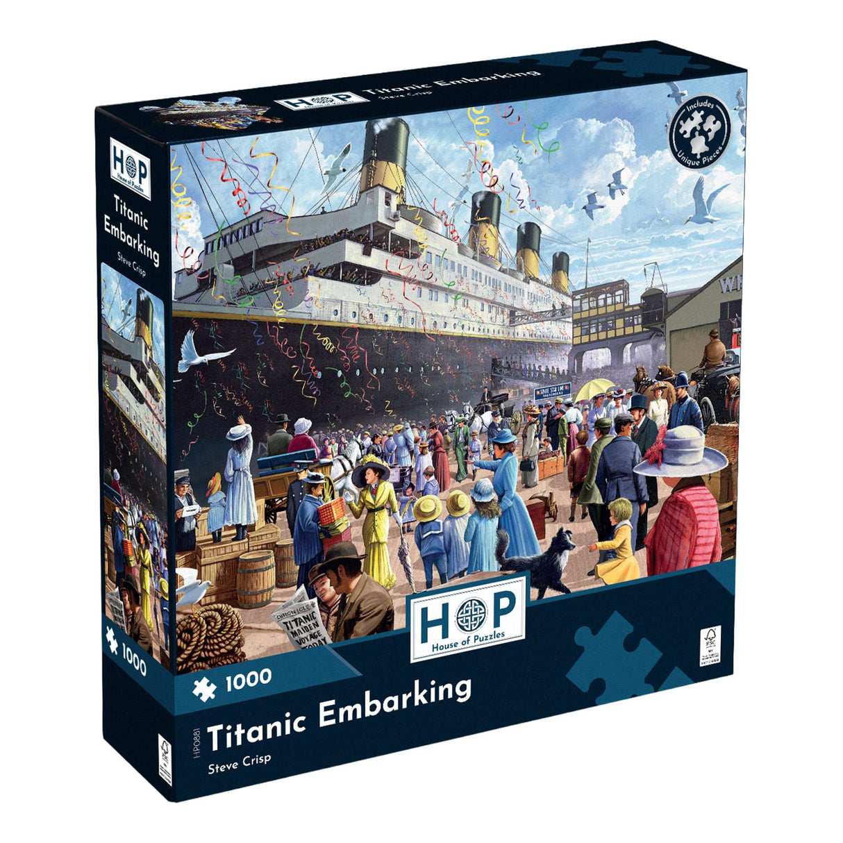 Titanic Embarking 1000 Piece Jigsaw Puzzle