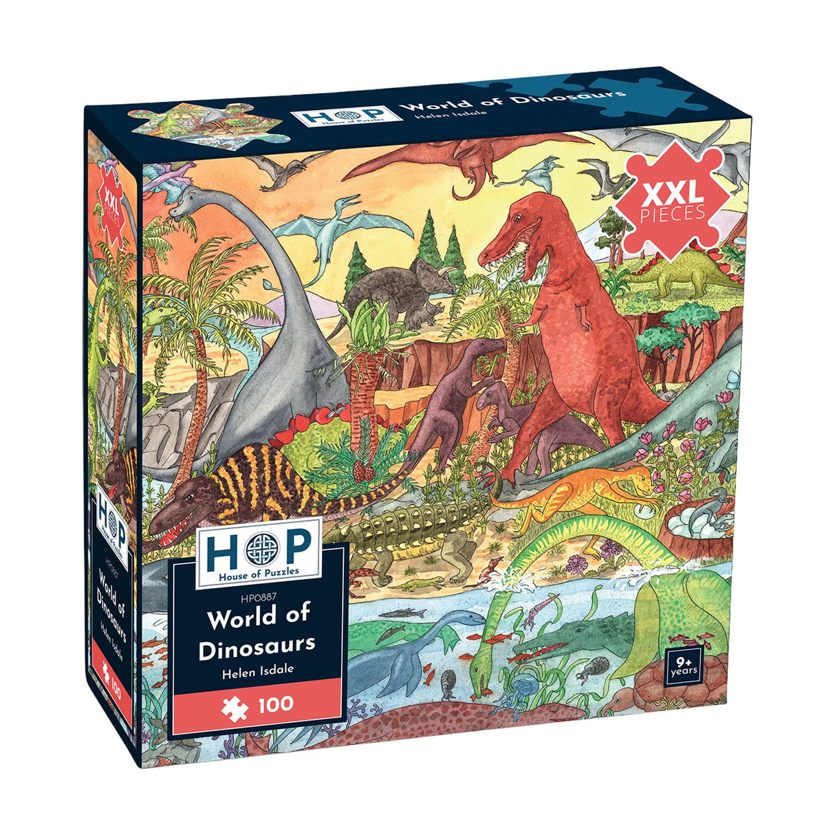 World of Dinosaurs 100 Piece Jigsaw Puzzle