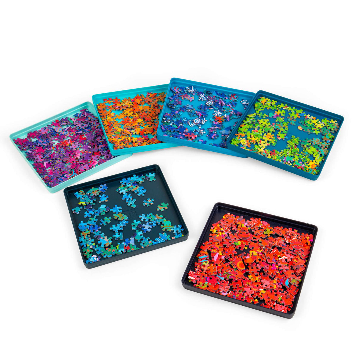 6 Piece Stack & Sort Puzzle Trays