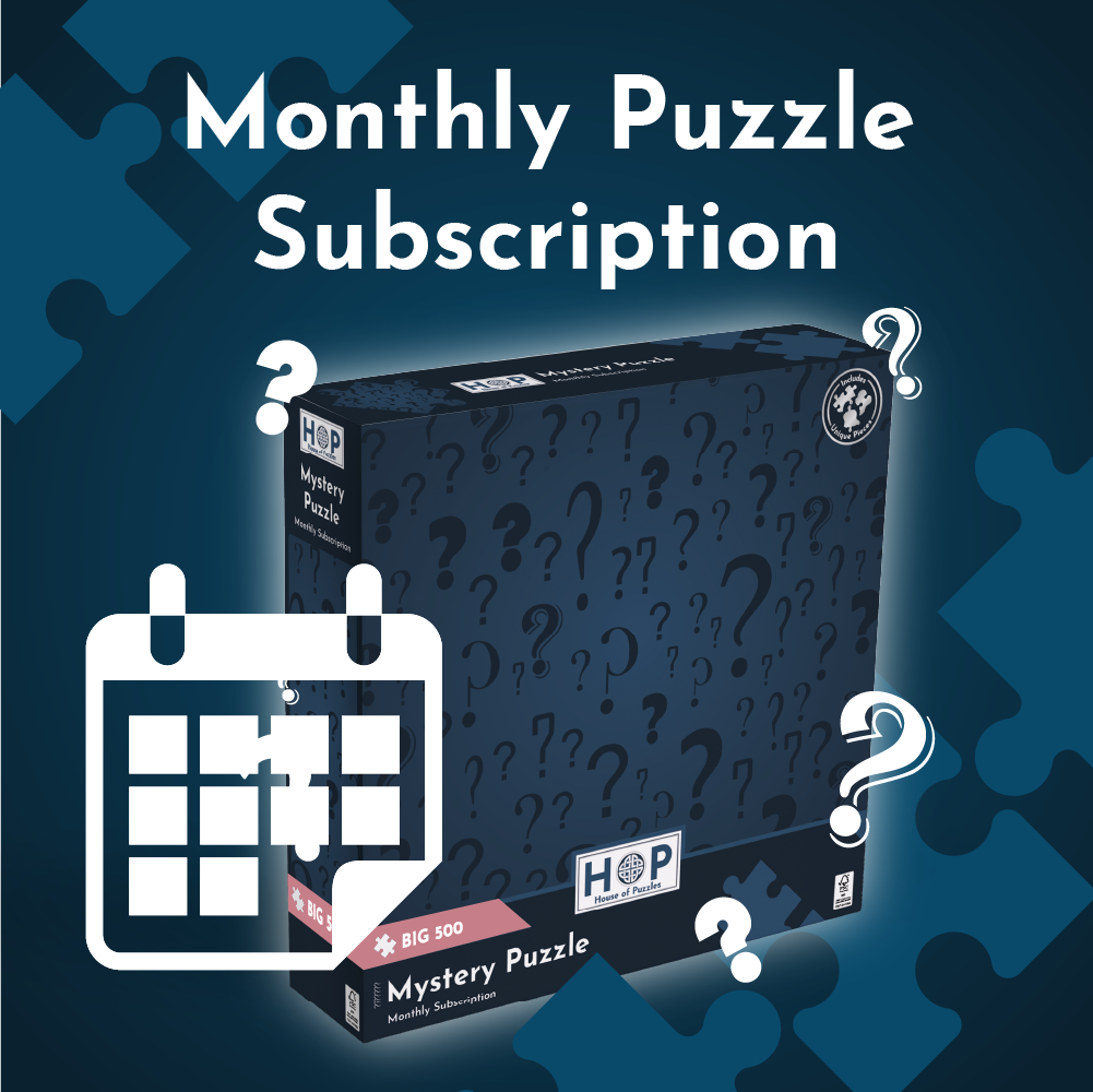Monthly Big 500-Piece Jigsaw Puzzle Subscription